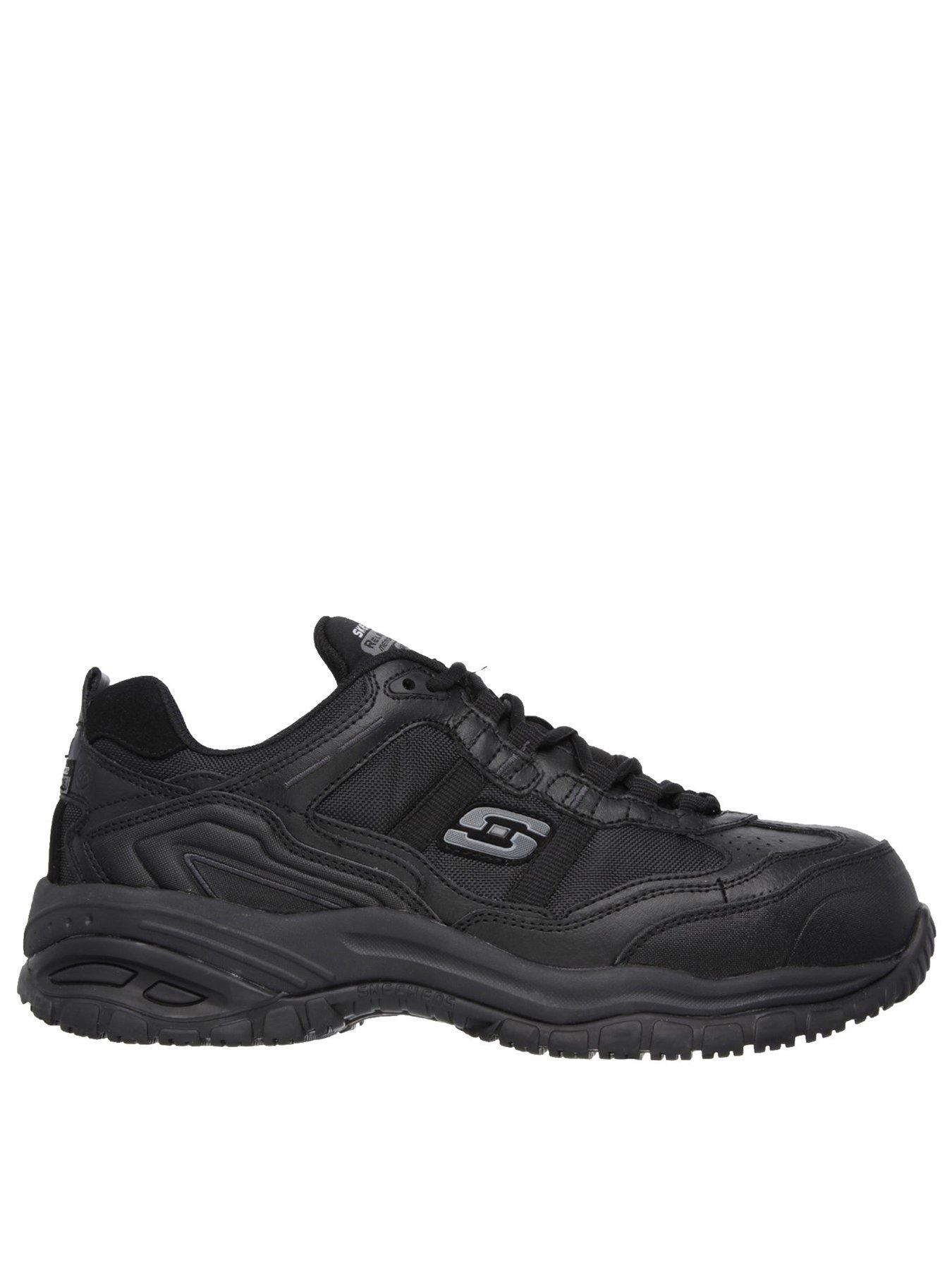 skechers relaxed fit memory foam work men's