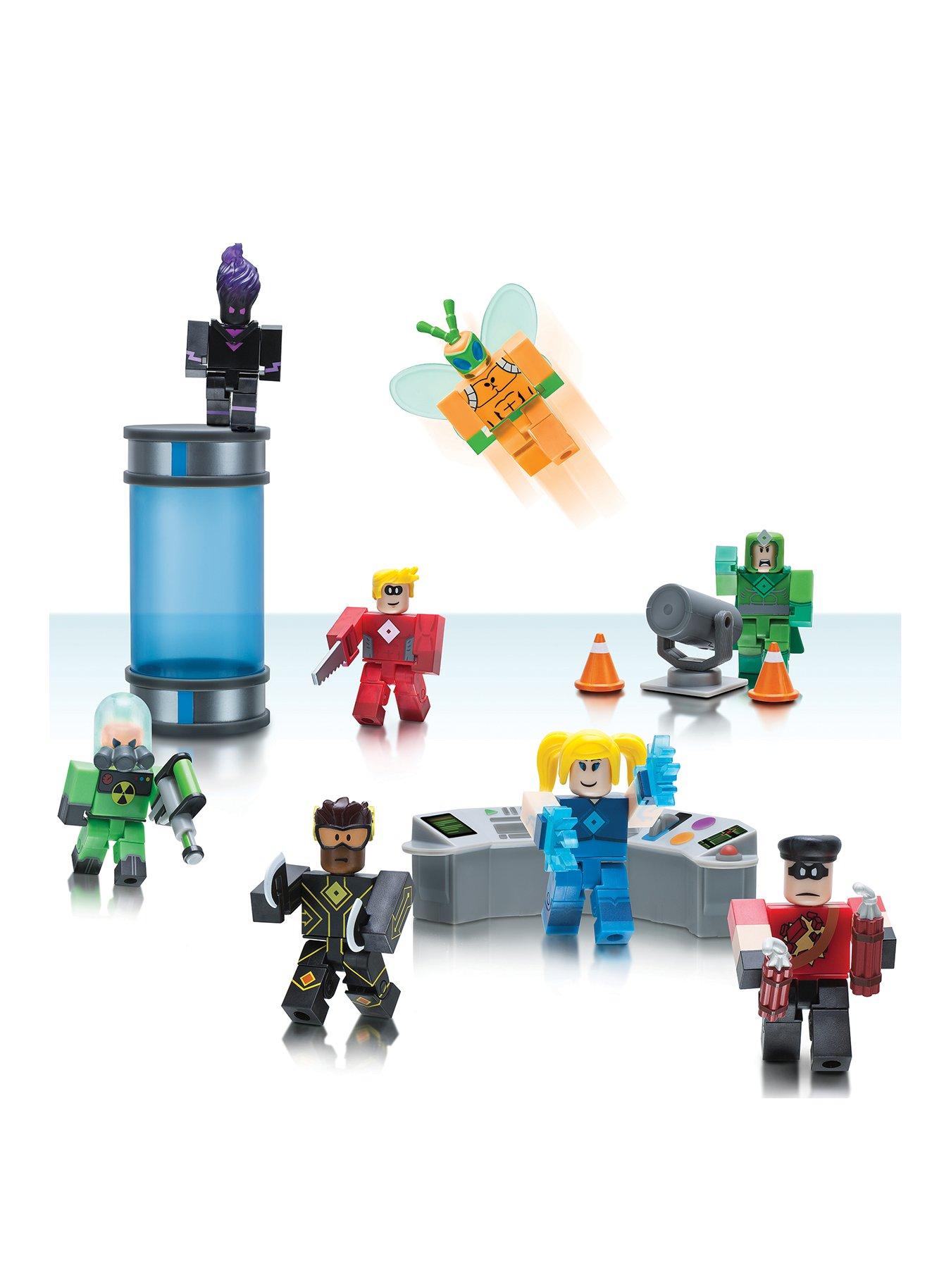 Heroes Of Robloxia Playset - roblox series 4 bombo w code free shipping wbox mystery pack brand new