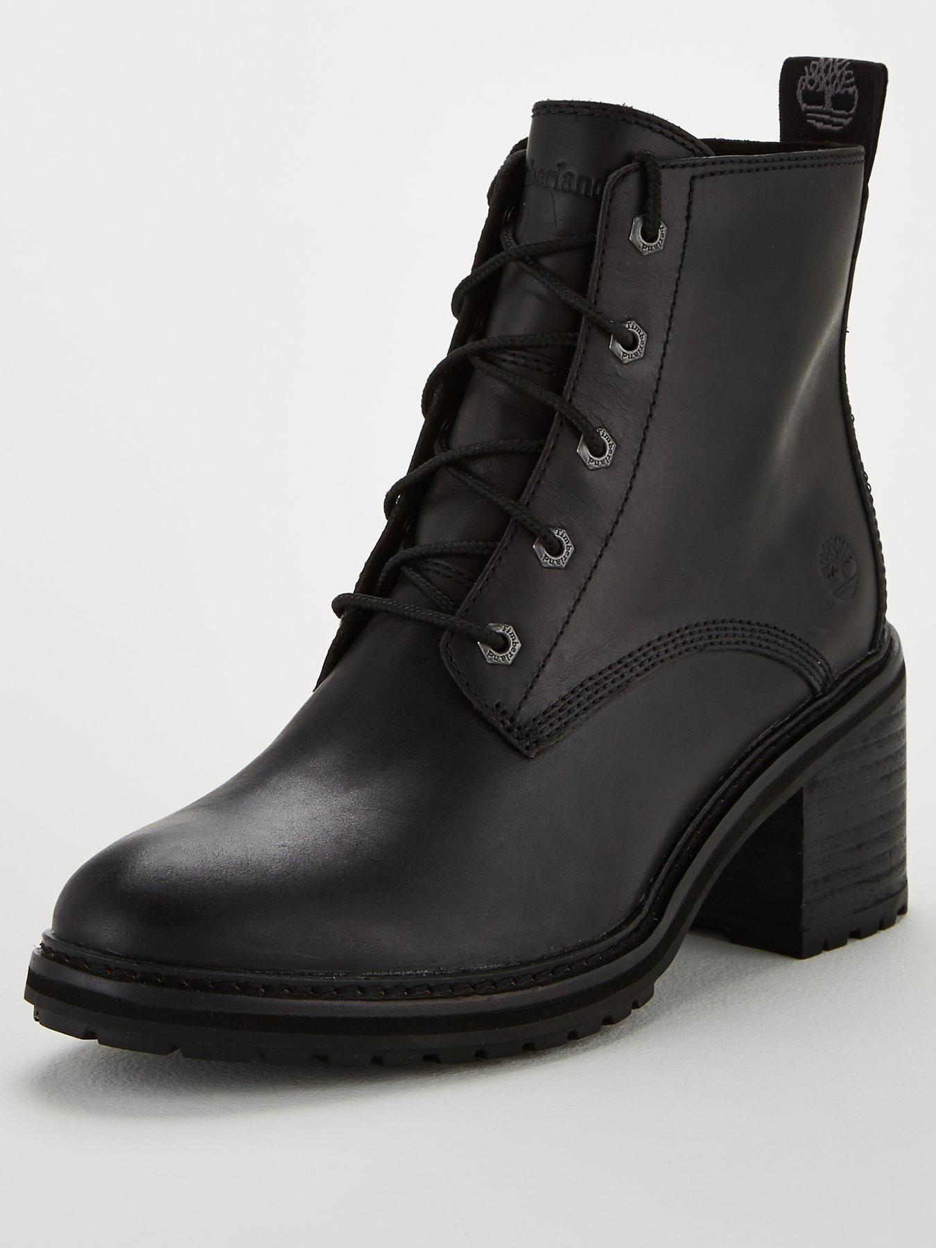 black lace up boots uk