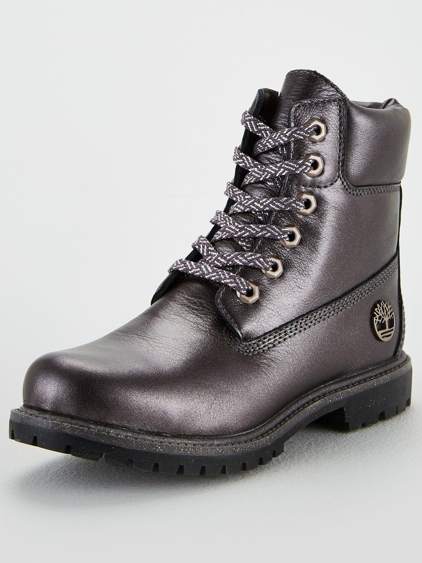 grey timberland 6 inch boots