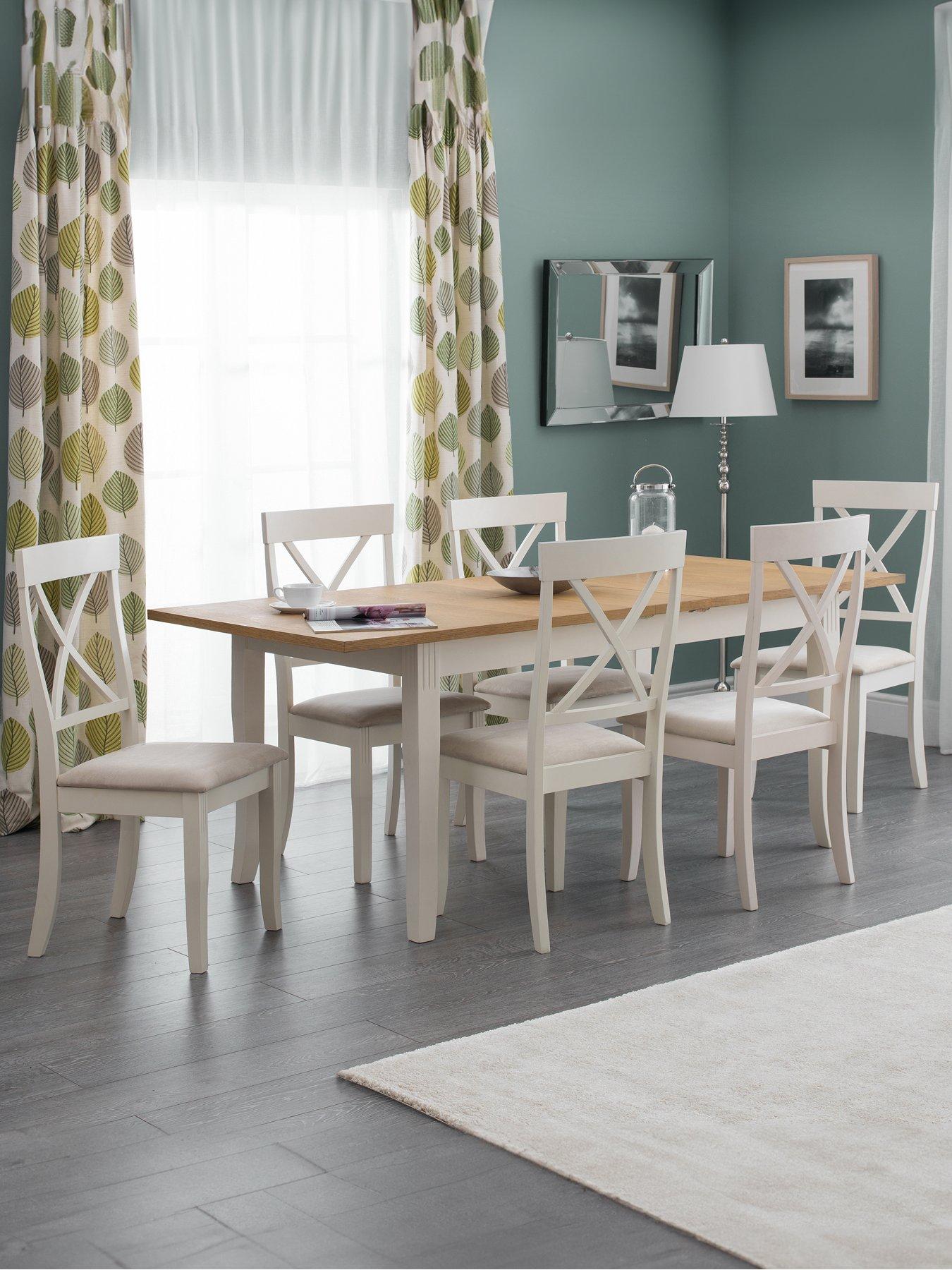 undefined Davenport 150 - 189 cm Extending Dining Table + 6 Chairs