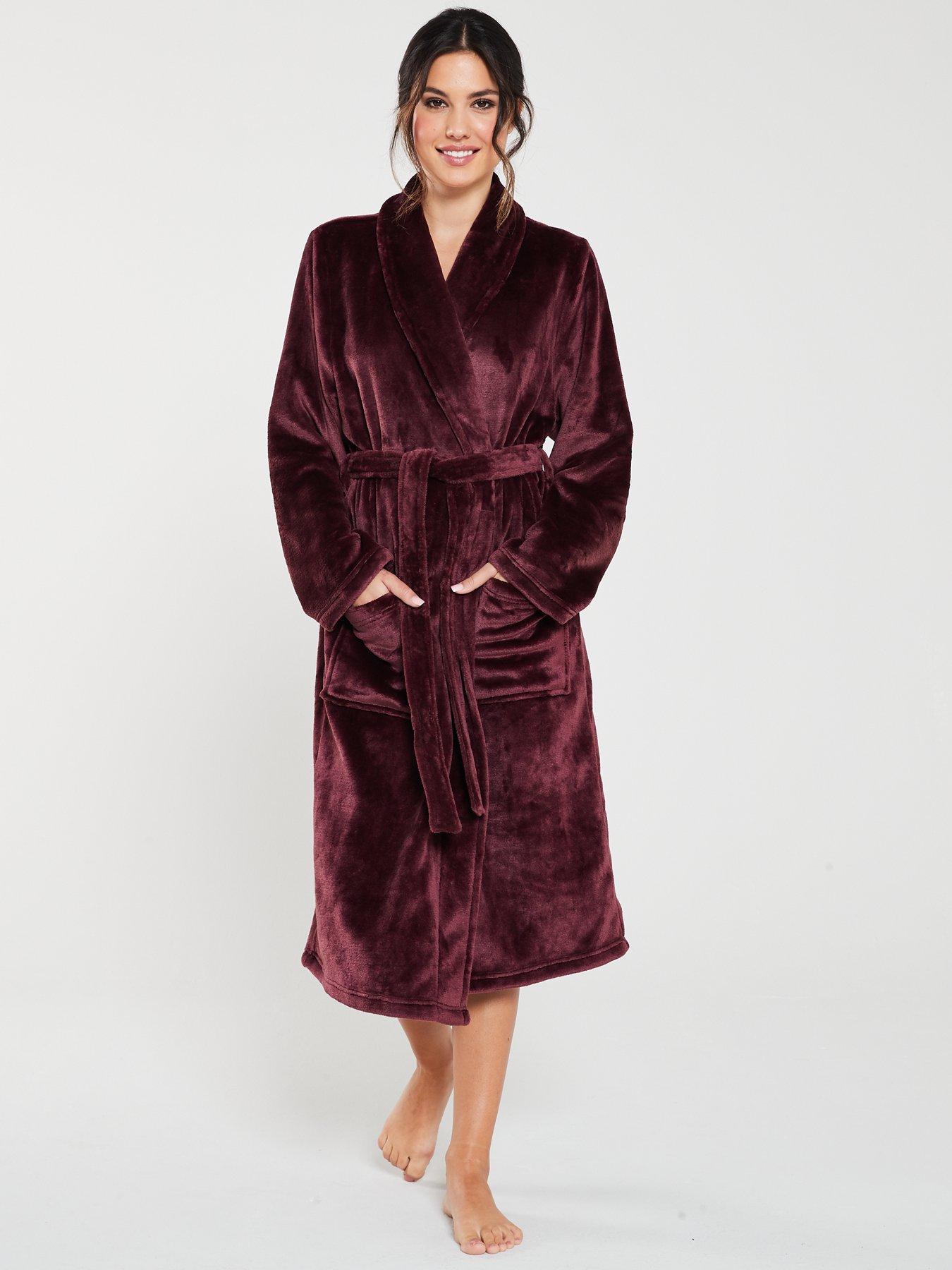 cotton wrap dressing gown