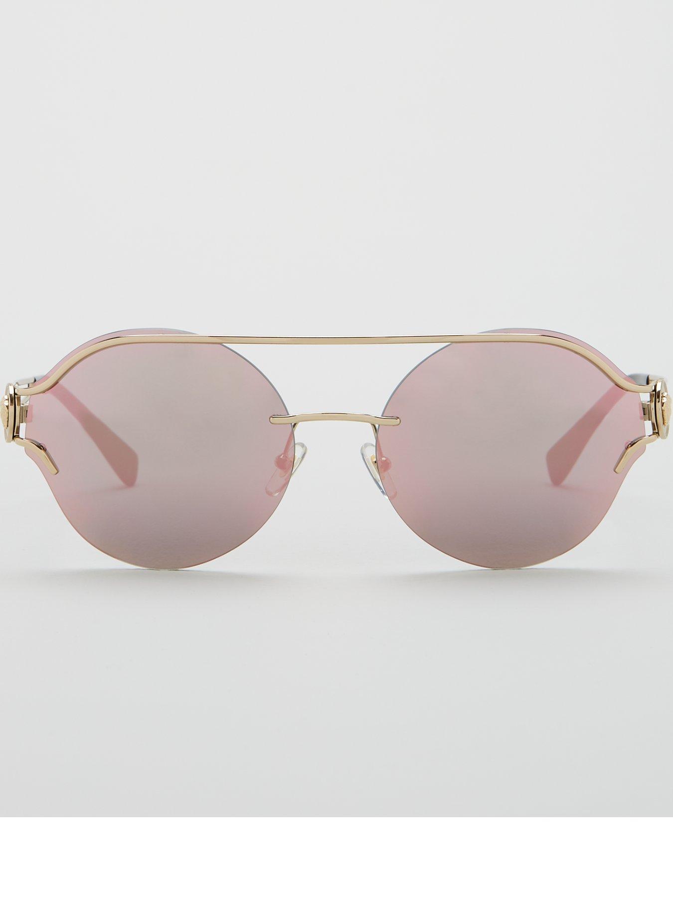 Versace Rimless Round Sunglasses review