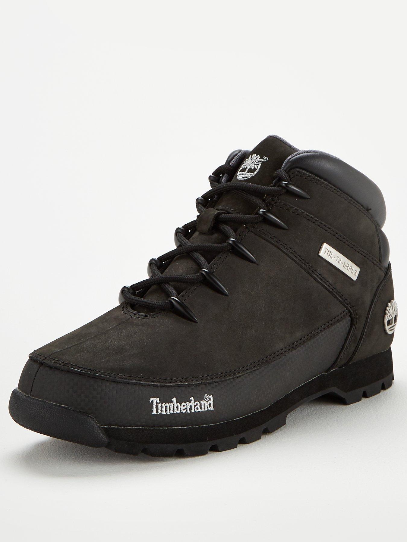 Timberland Euro Sprint Lace Up Boots - Black