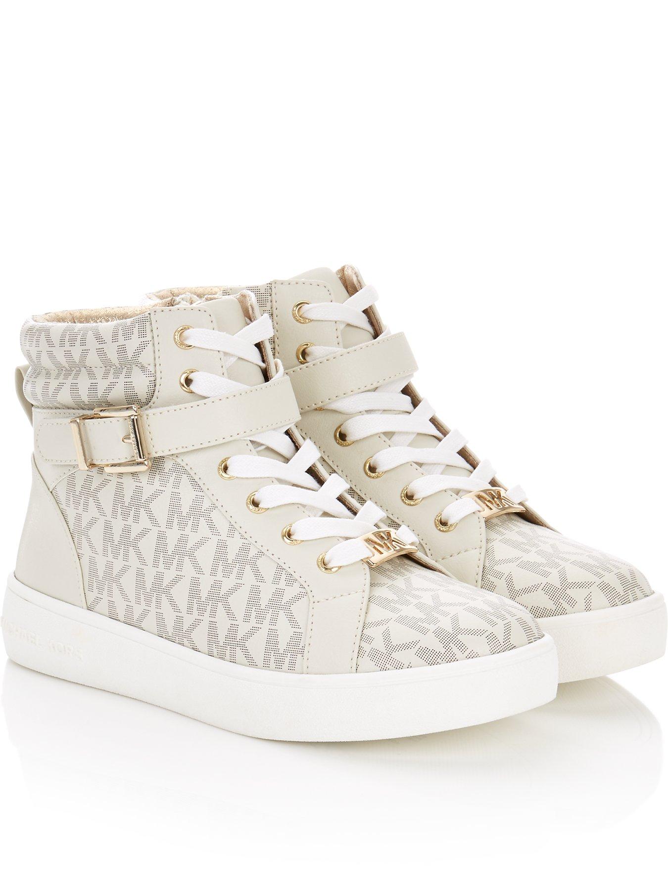 michael kors cream trainers