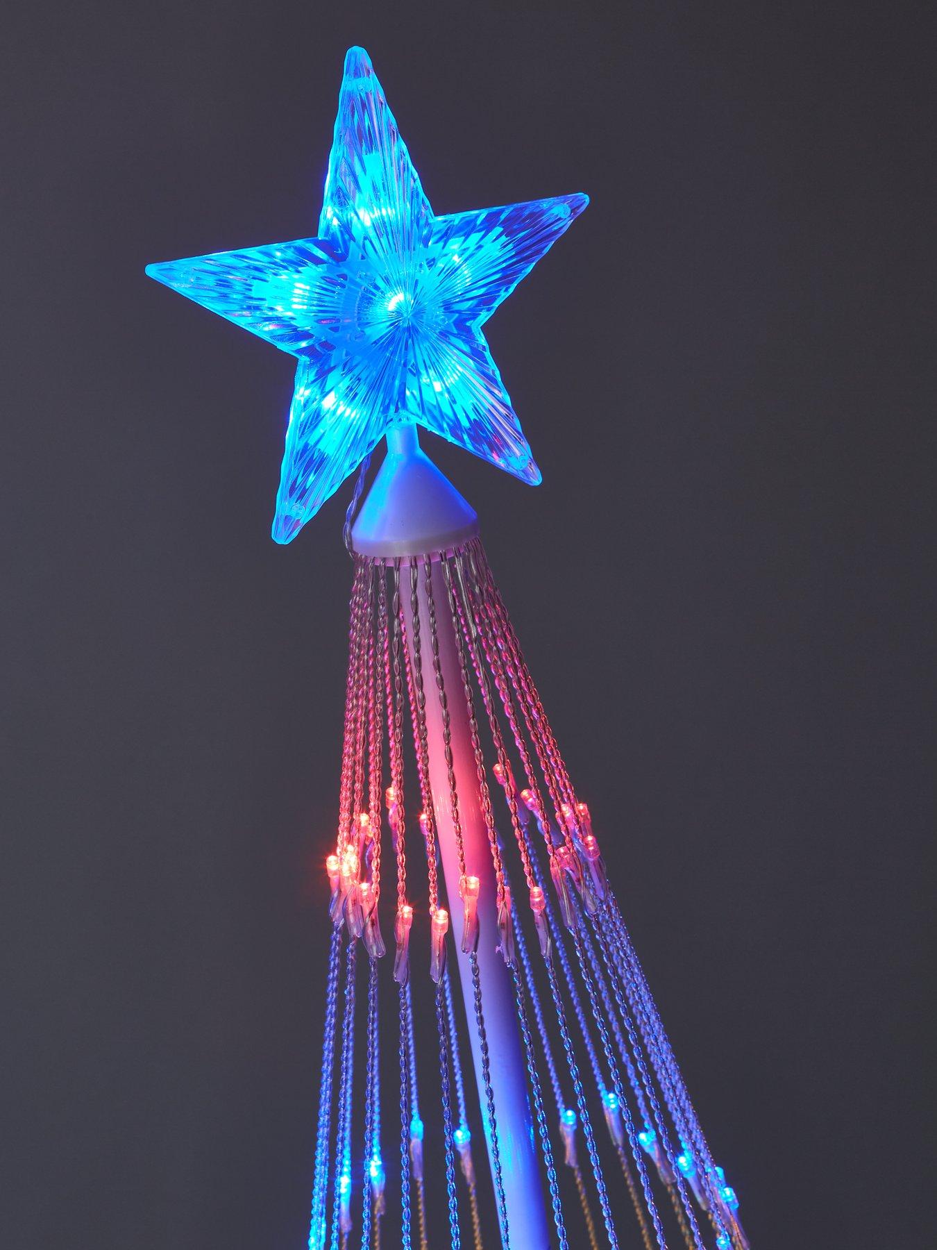 Image 4 of 6 of Very Home 5.5ft Waterfall LED Indoor/Outdoor Christmas Tree Light