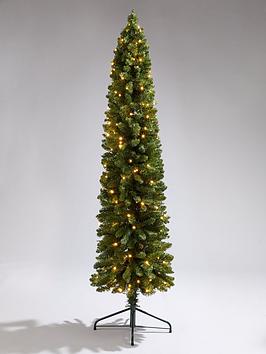 Product photograph of Very Home Pre-lit Pencil Christmas Tree - 6ft from very.co.uk