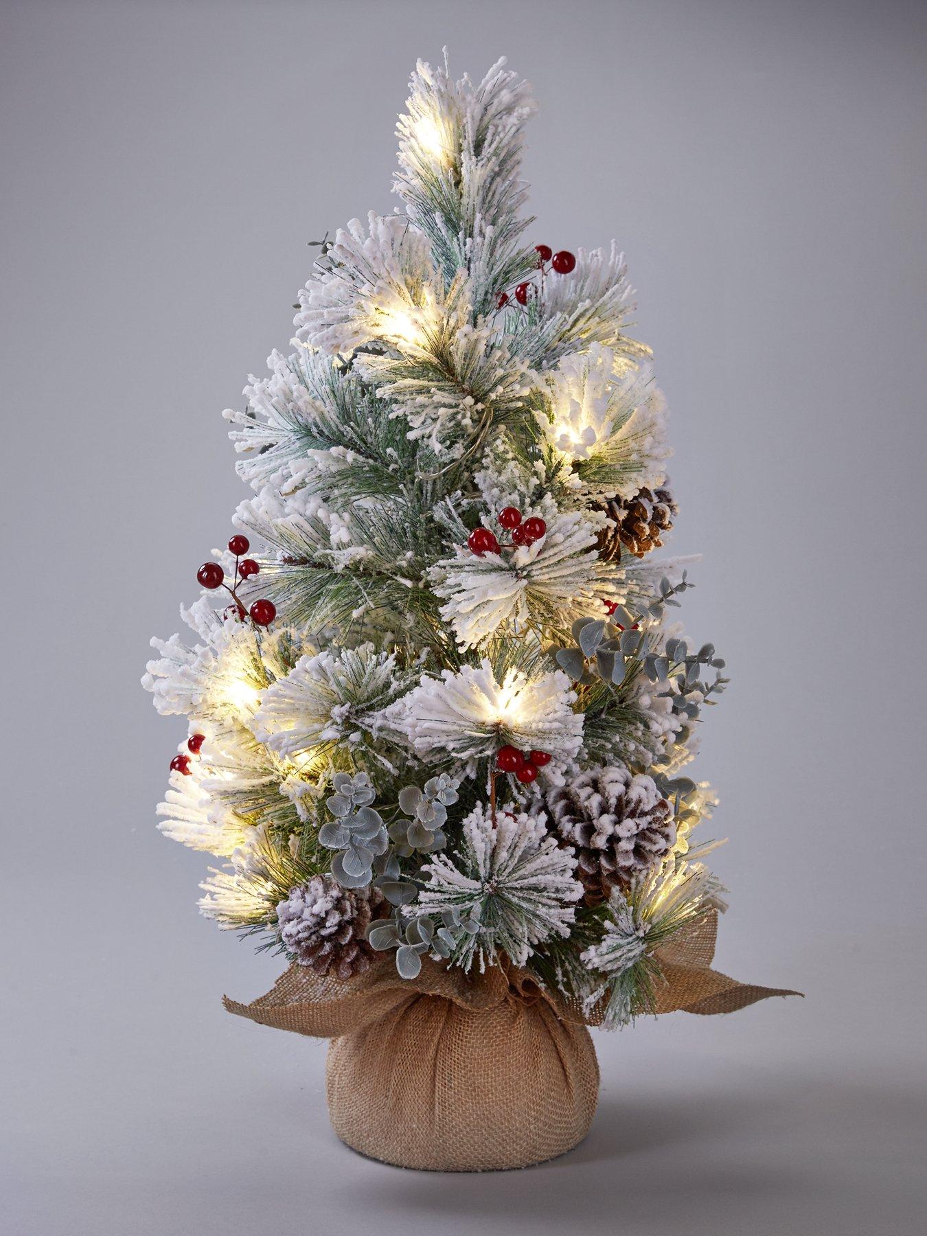 Very Home Bavarian PreLit Table Top Christmas Tree very.co.uk
