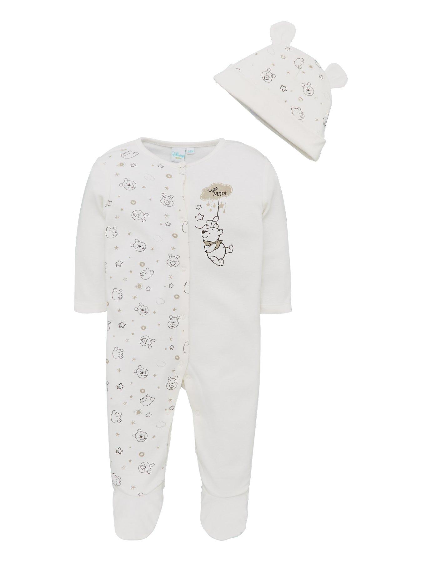 sleepsuit and hat