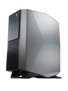 Alienware Aurora Intel Core i7, 16GB RAM, 1TB Hard Drive & 256GB SSD, Nvidia 8GB RTX 2080 Graphics, PC Gaming Desktop Base Unit - Epic Silver