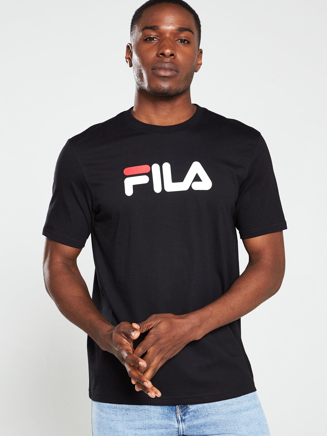 black fila shirt