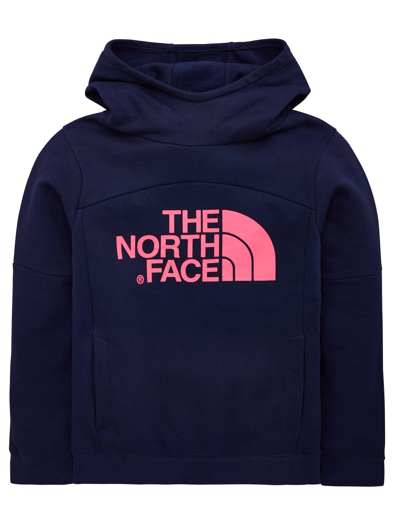 north face drew peak hoodie navy