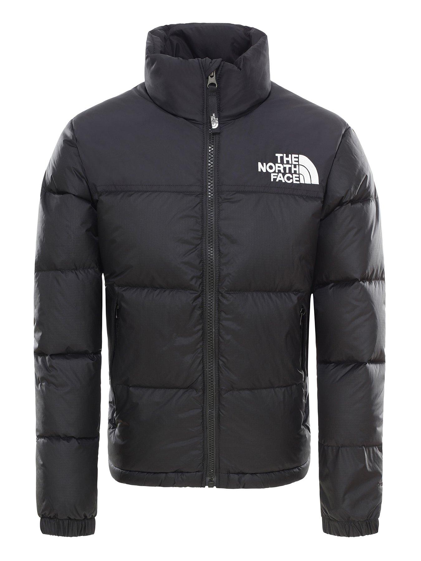 north face black down jacket