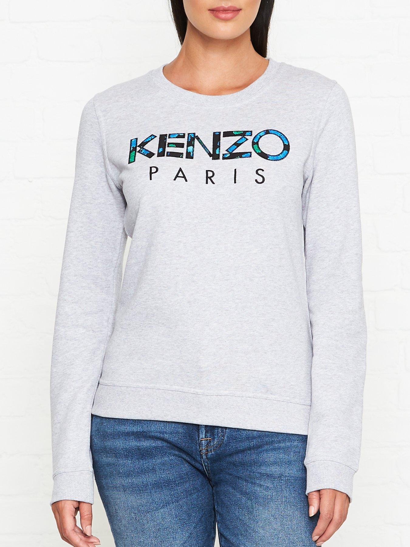 kenzo paris sweatshirt grey