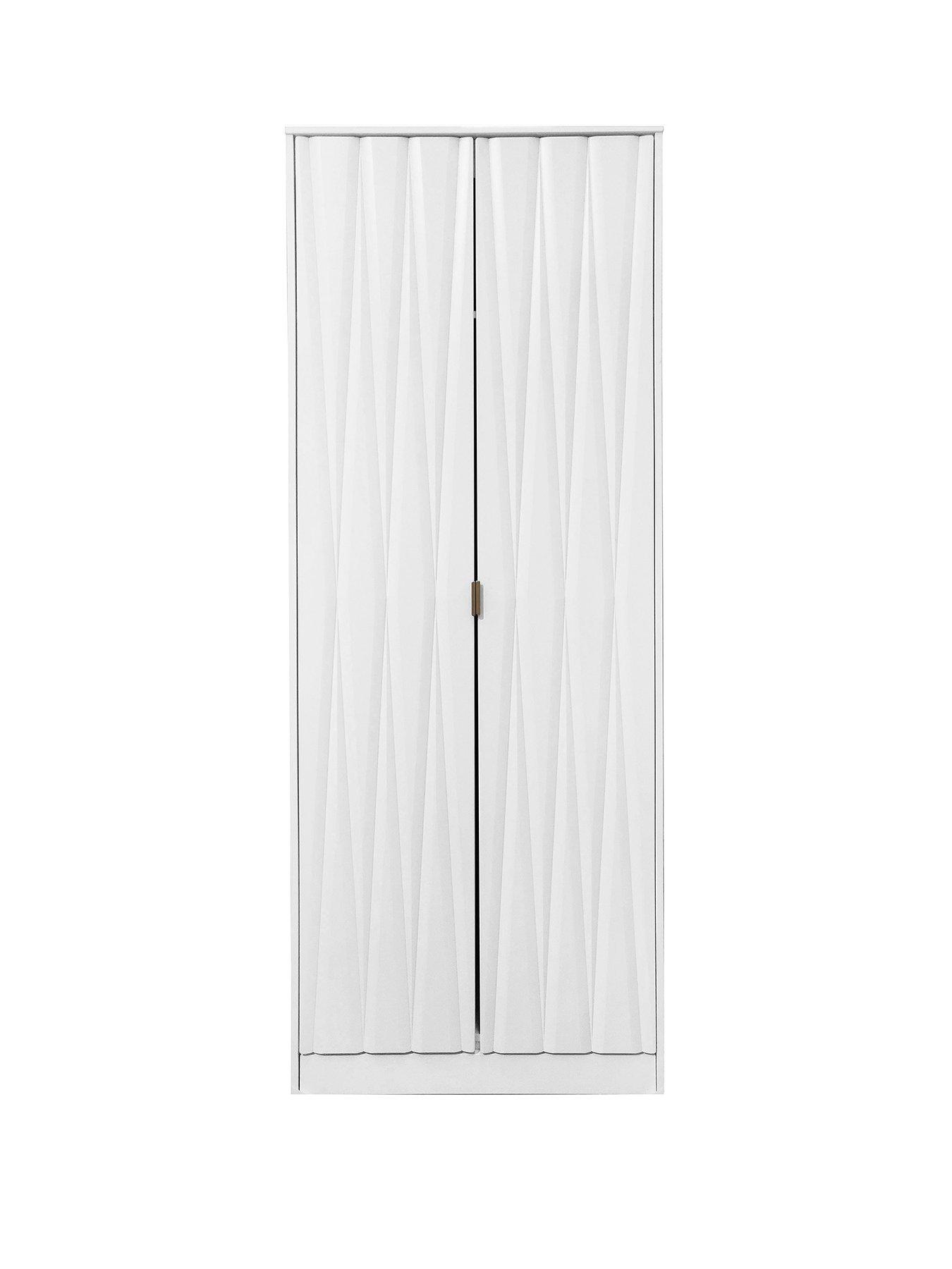 Product photograph of Swift Versailles Ready Assembled 2 Door Wardrobe from very.co.uk