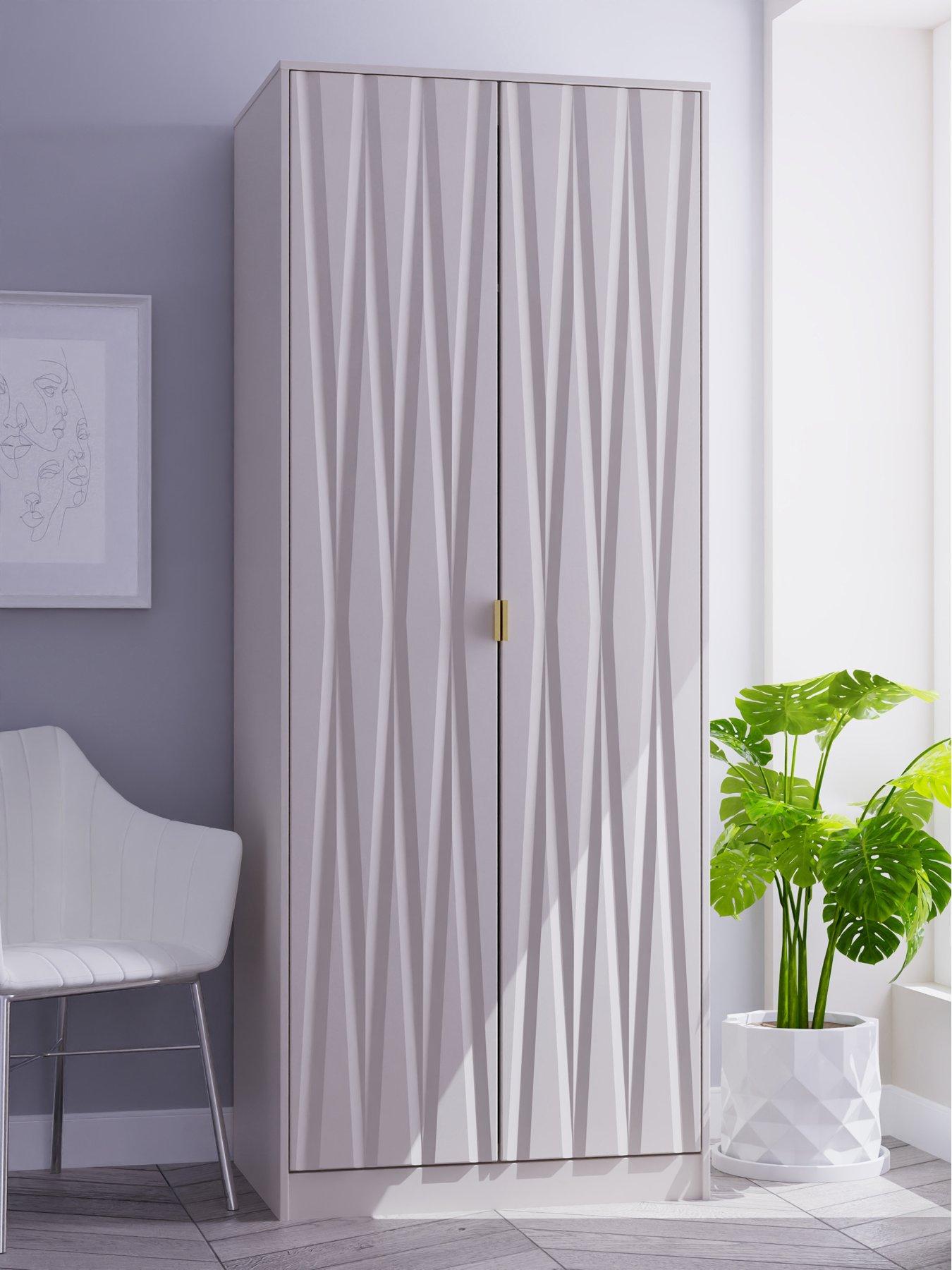 undefined Versailles Ready Assembled 2 Door Wardrobe - FSC® Certified