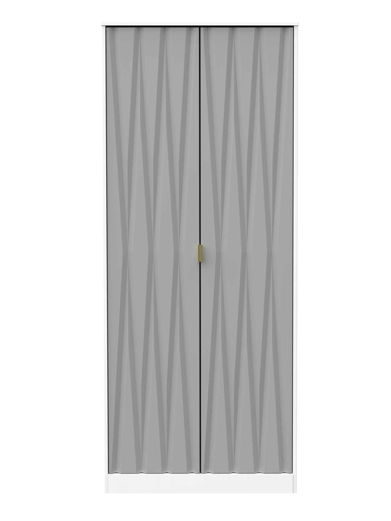 undefined Versailles Ready Assembled 2 Door Wardrobe - FSC® Certified