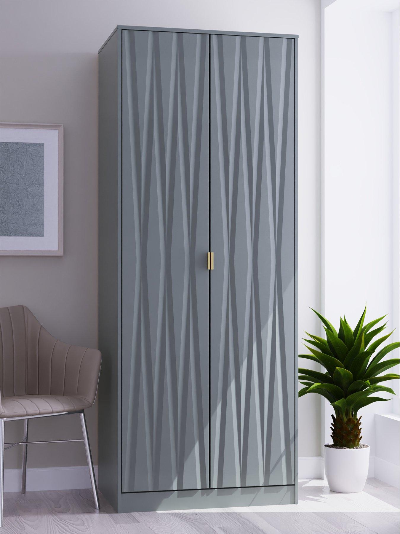 undefined Versailles Ready Assembled 2 Door Wardrobe - FSC® Certified