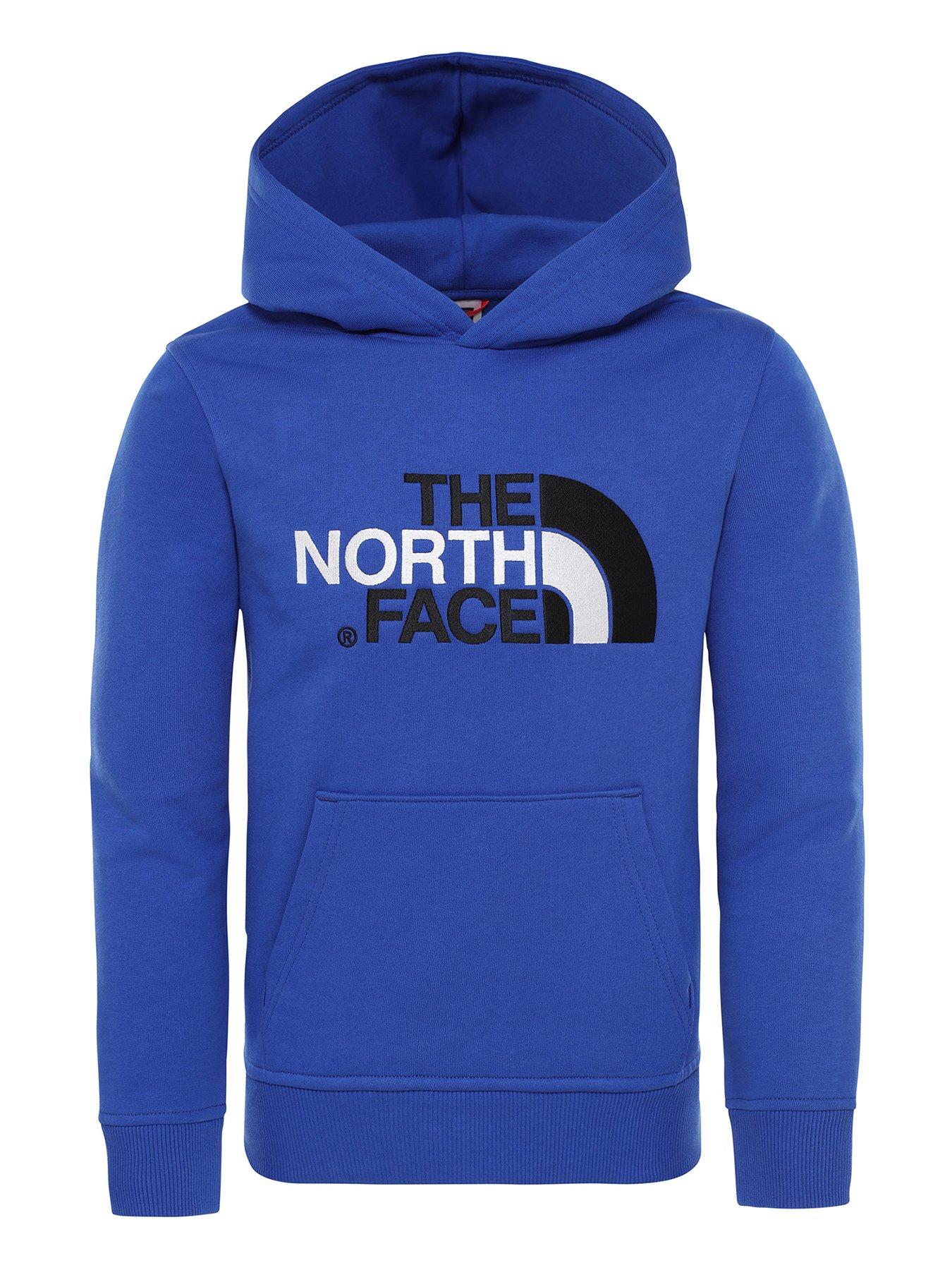 north face drew peak hoodie youth