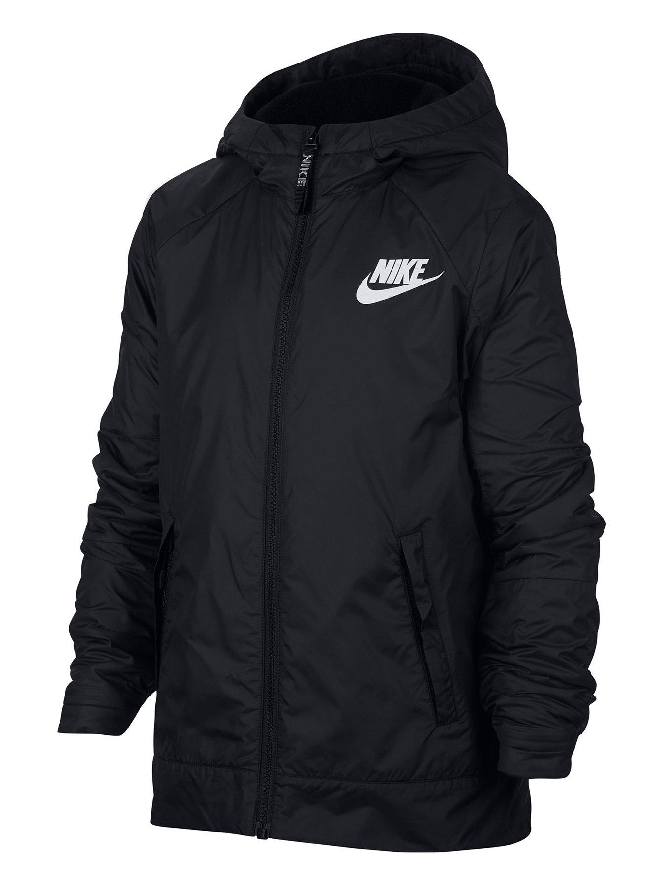 nike fleece lined jacket mens