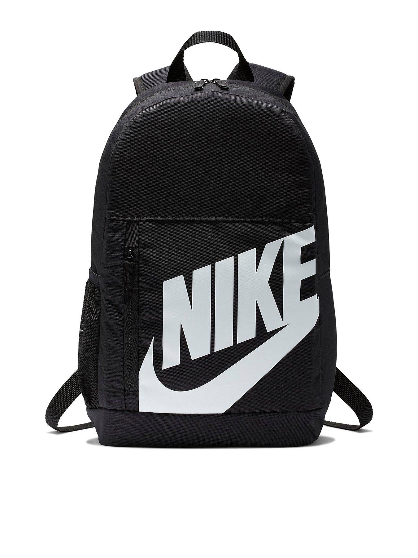Nike Kids Elemental Backpack with FREE Detachable Pencil Case - Black ...