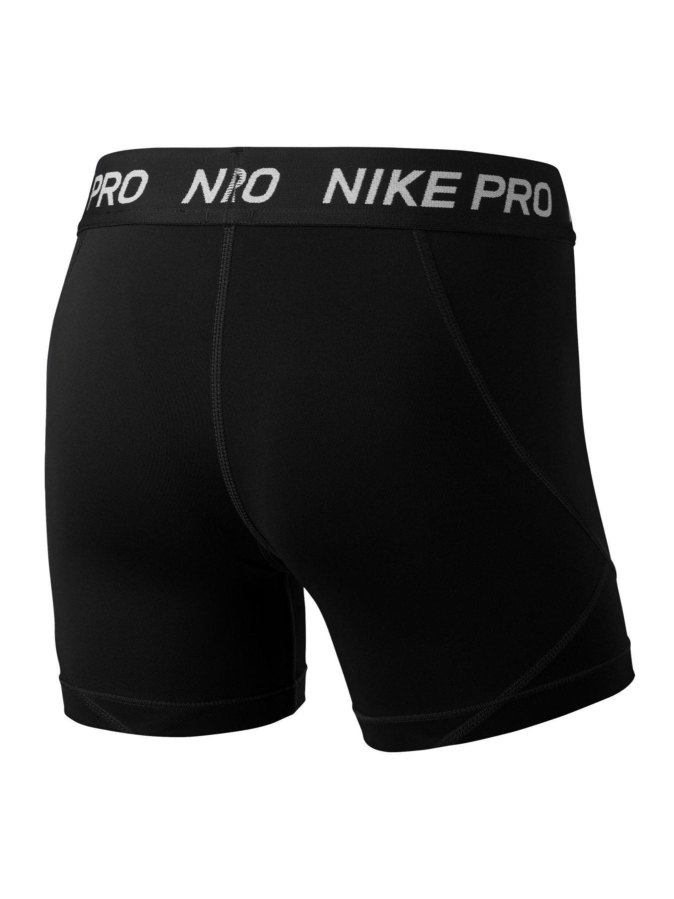 Nike Pro Girls Boy Shorts Black Very Co Uk