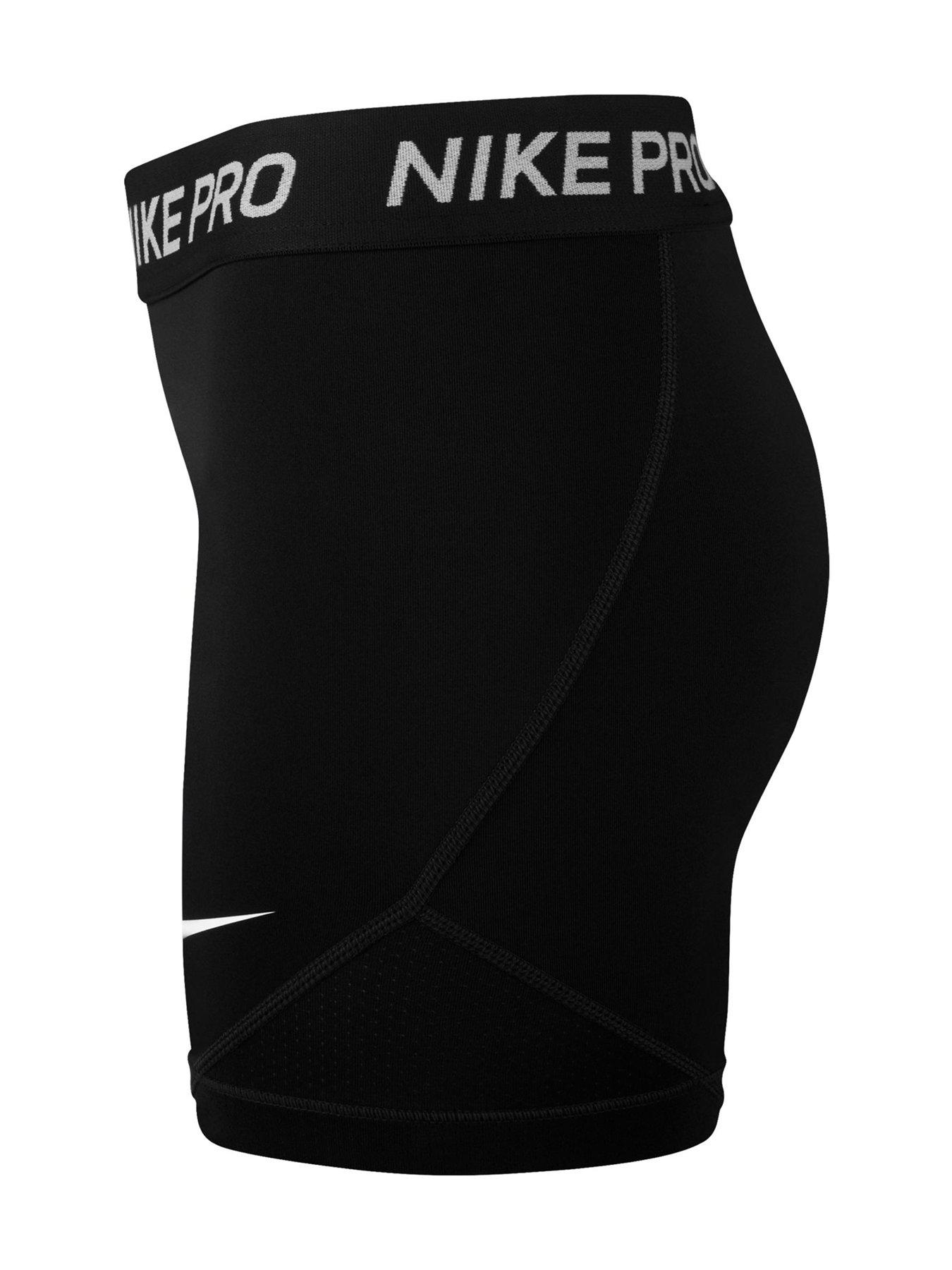 Nike Pro Girls Boy Shorts Black Very Co Uk