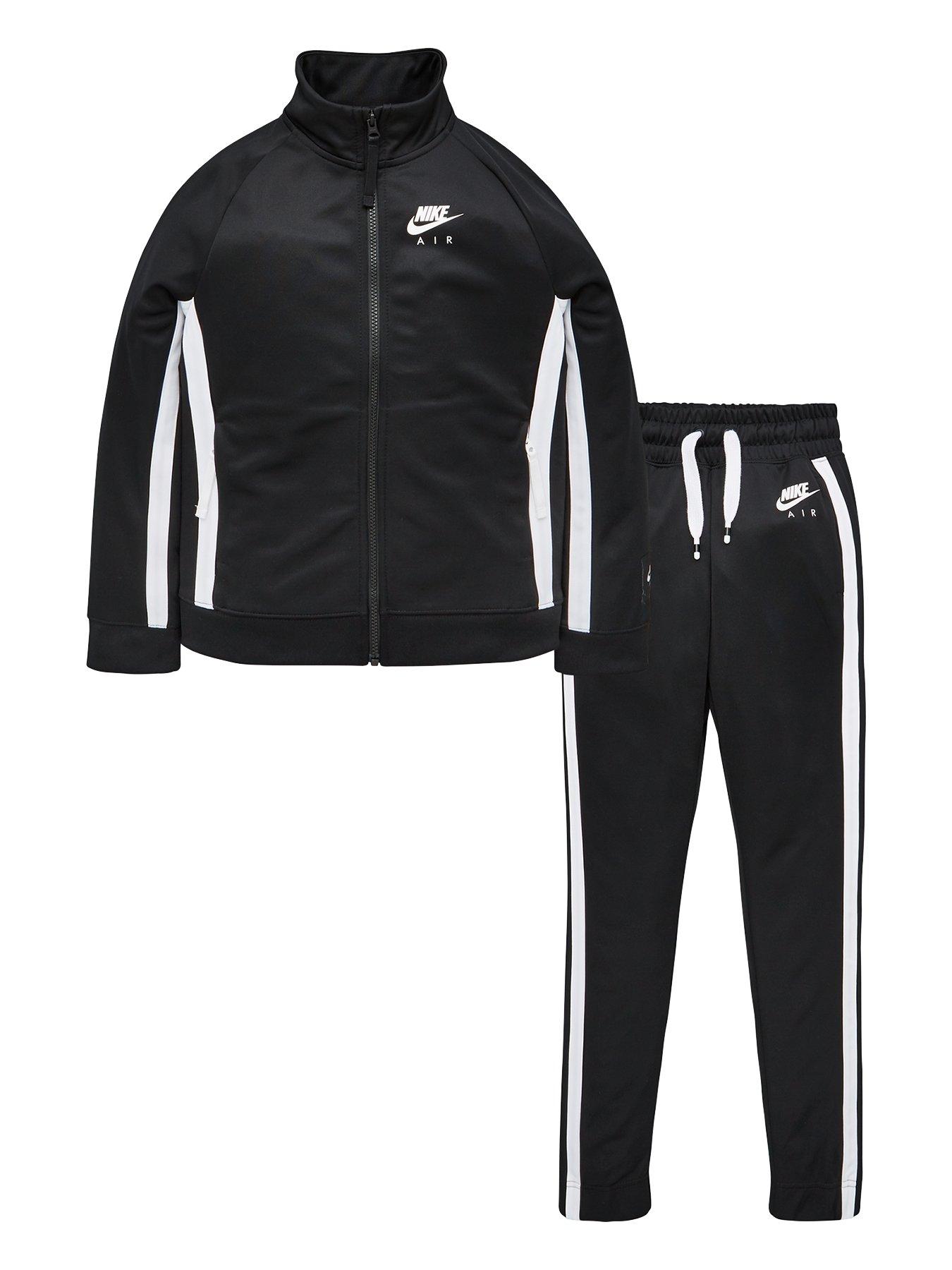 black nike tracksuit boys