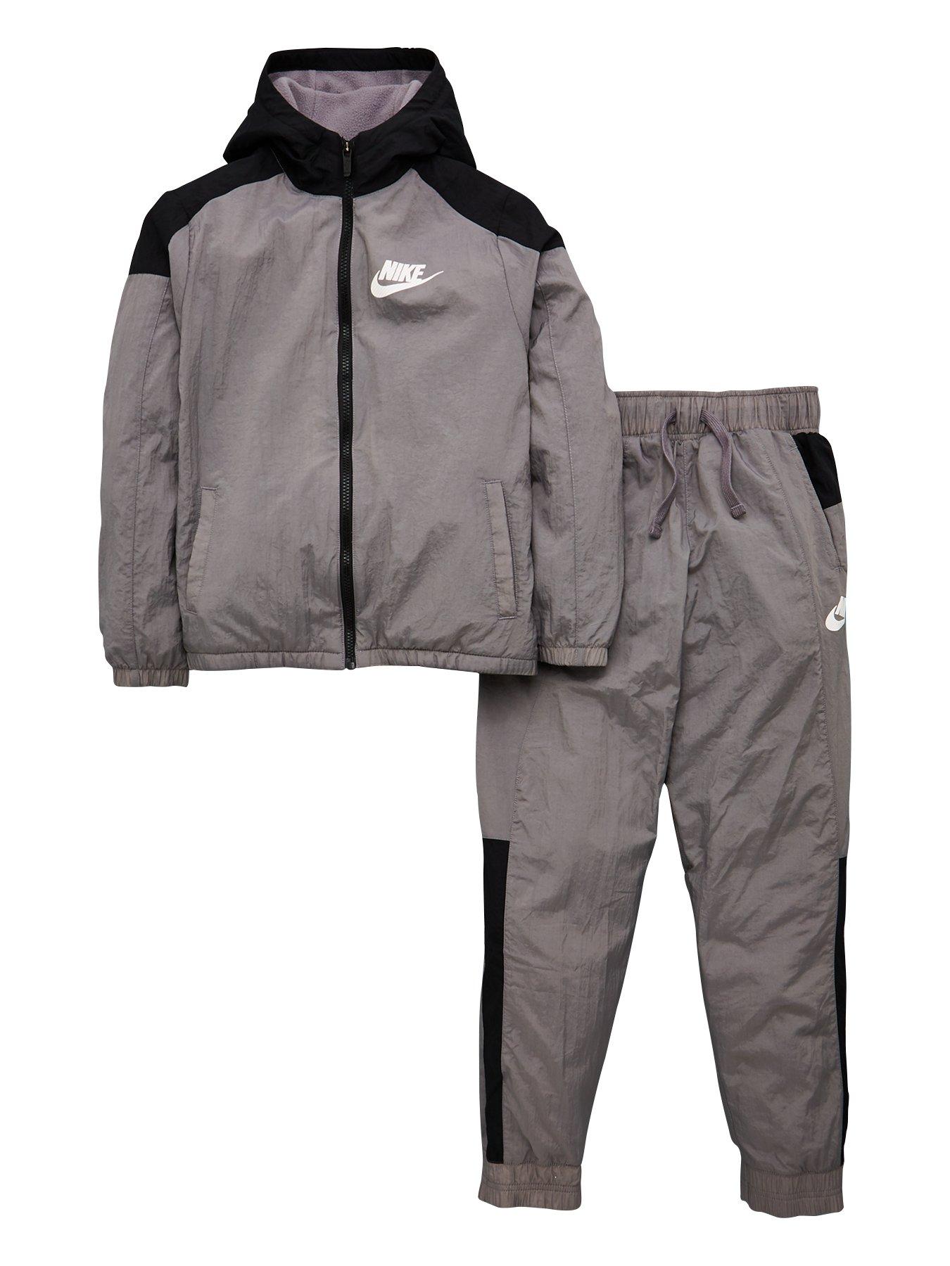 nike black volt tracksuit