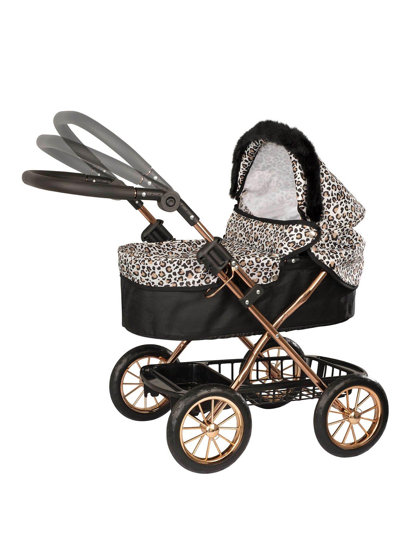 leopard print pushchair