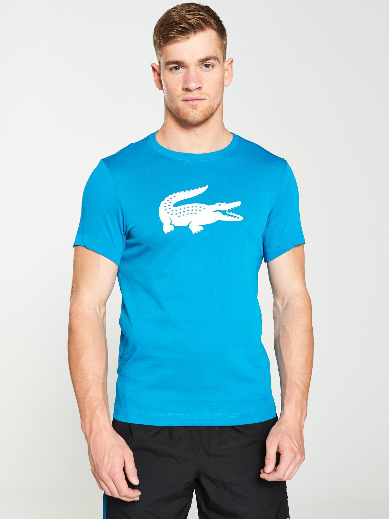 men's lacoste big croc t shirt