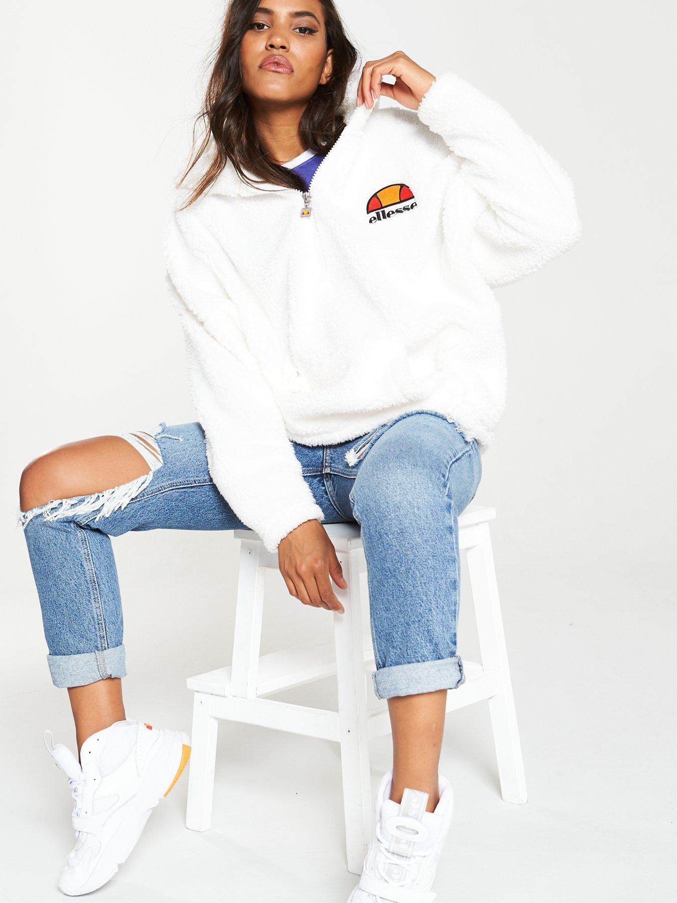 fluffy ellesse jumper