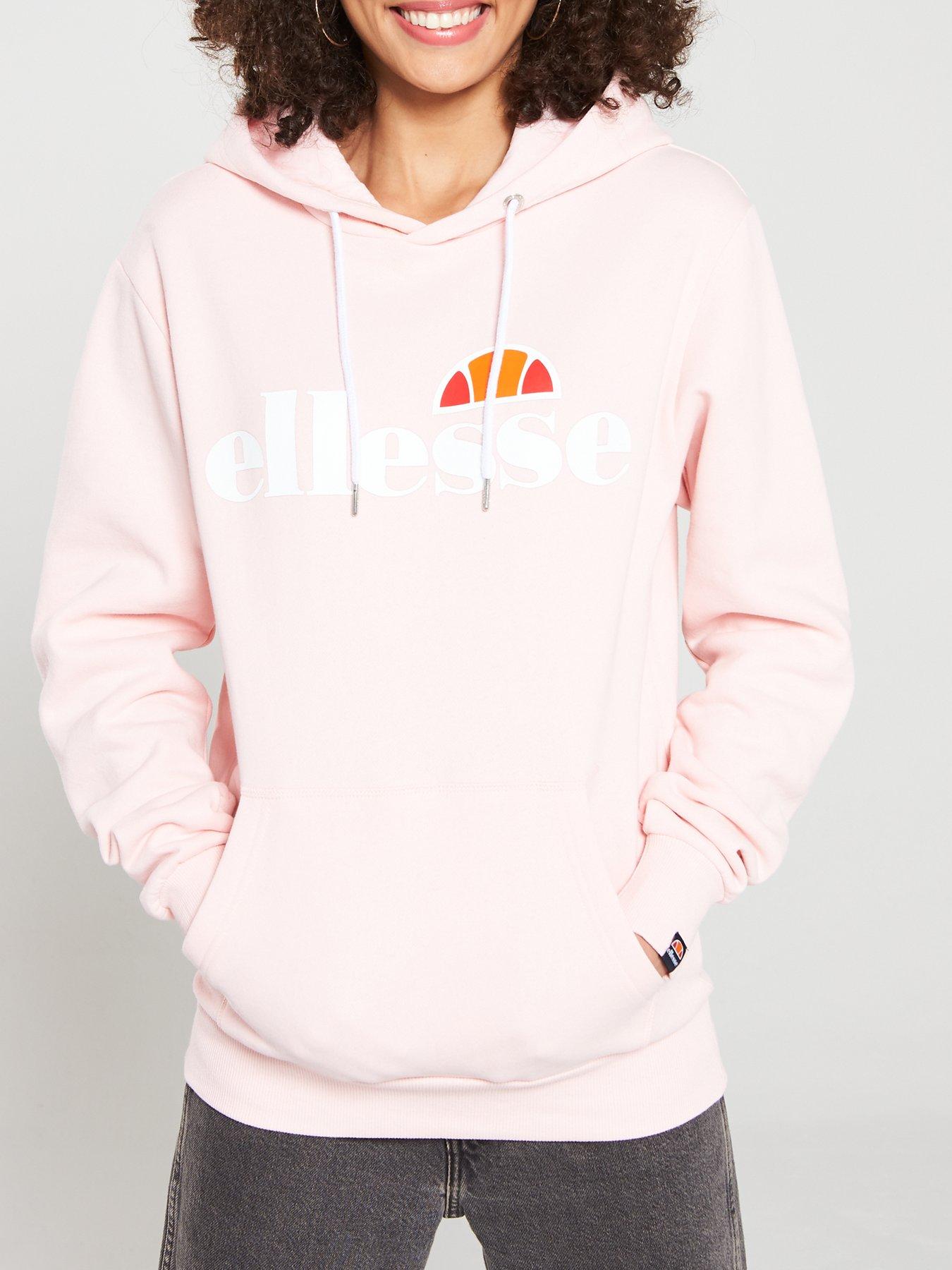 ellesse hoodie pink