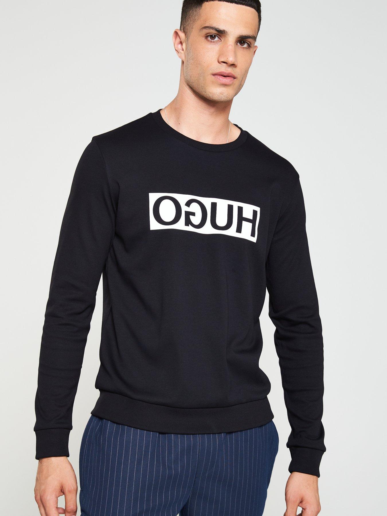 hugo boss reverse logo sweatshirt