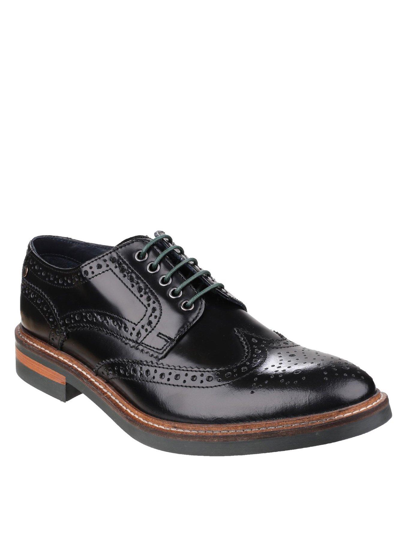 undefined Woburn Brogue Shoe - Black