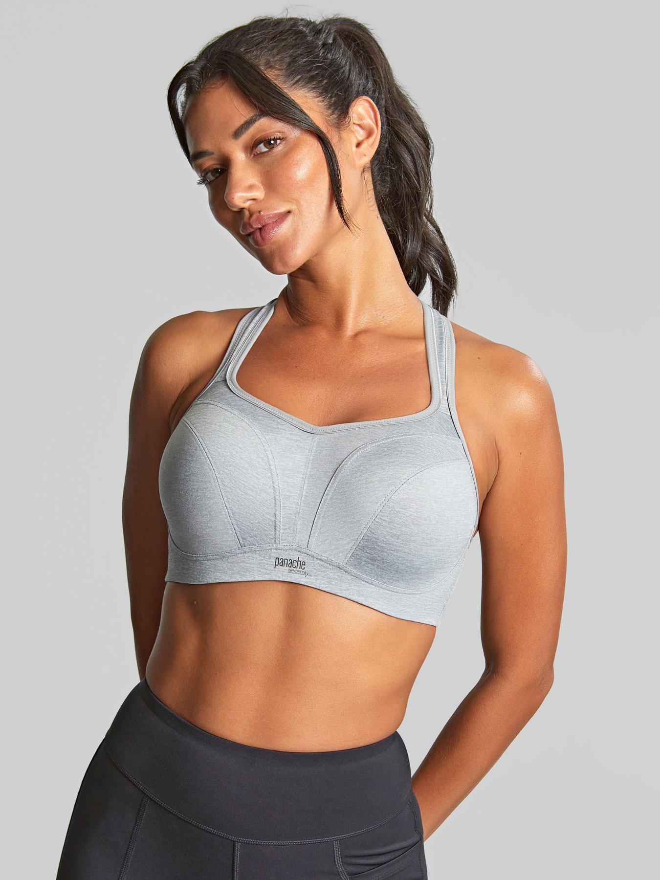 Panache Sport Sports Wired Sports Bra - Grey Marl