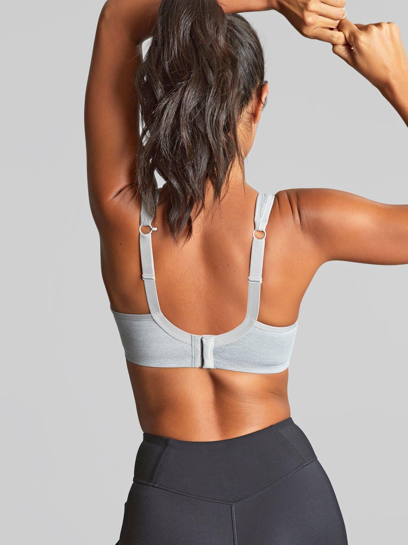 Buy Grey Marl Next Active Sports High Impact Full Cup Wired Bra