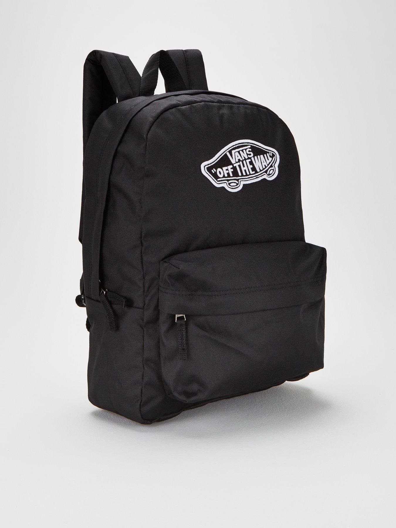 all black vans backpack