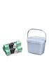  image of addis-compost-food-caddy-bin-with-60-compostable-liner-bags