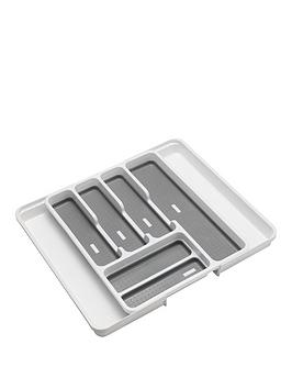 Product photograph of Addis Expandable Drawer Organiser And Cutlery Utensil Tray from very.co.uk