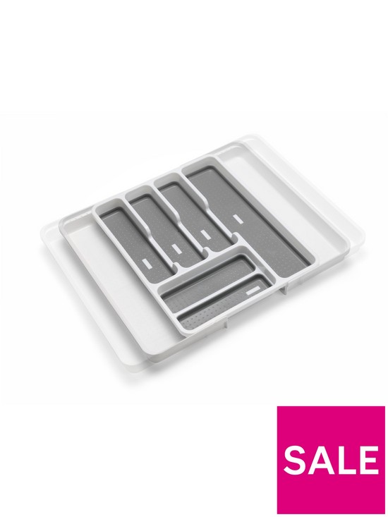 stillFront image of addis-expandable-drawer-organiser-and-cutleryutensil-tray