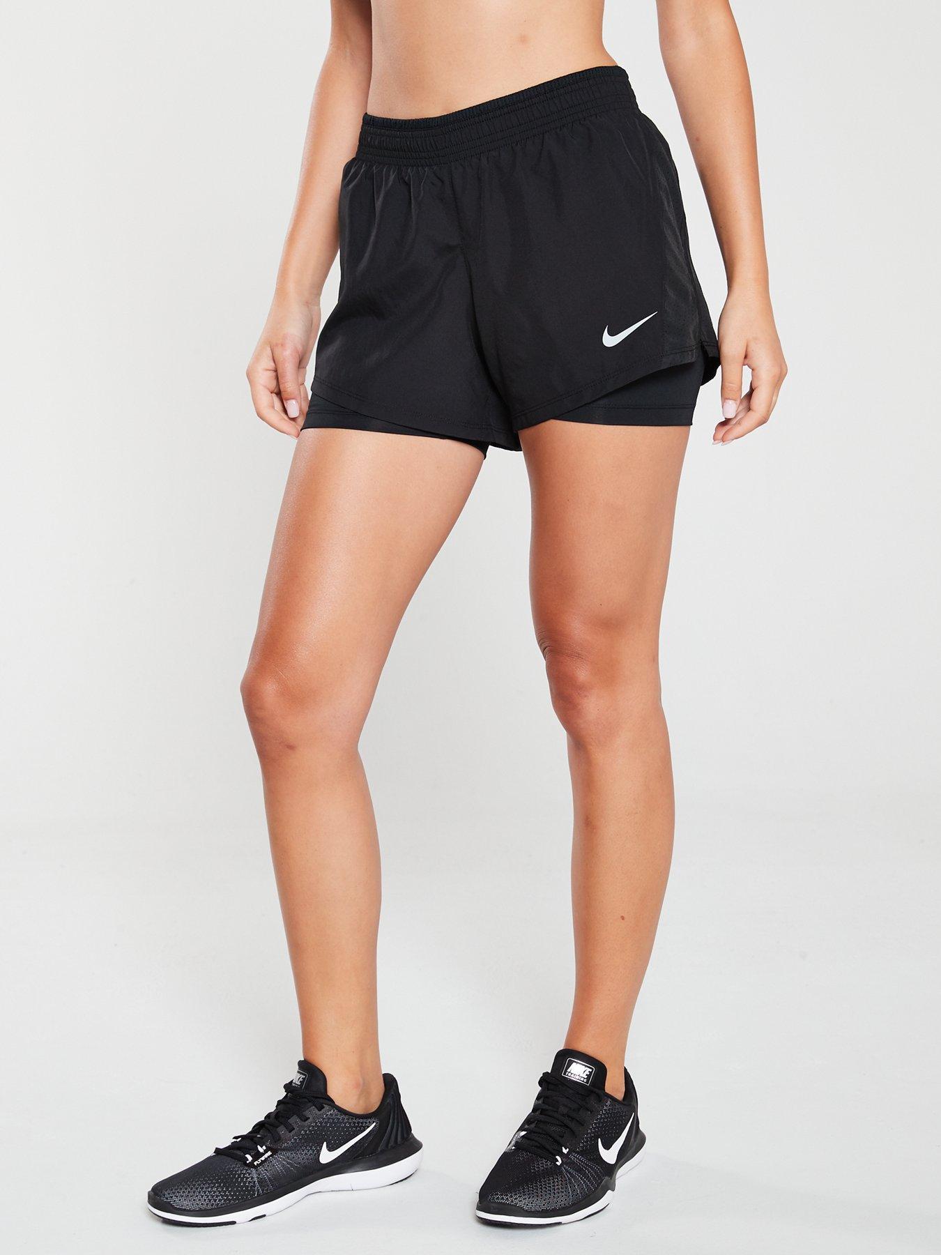 Nike Run 10k 2in1 Short - Black | very.co.uk