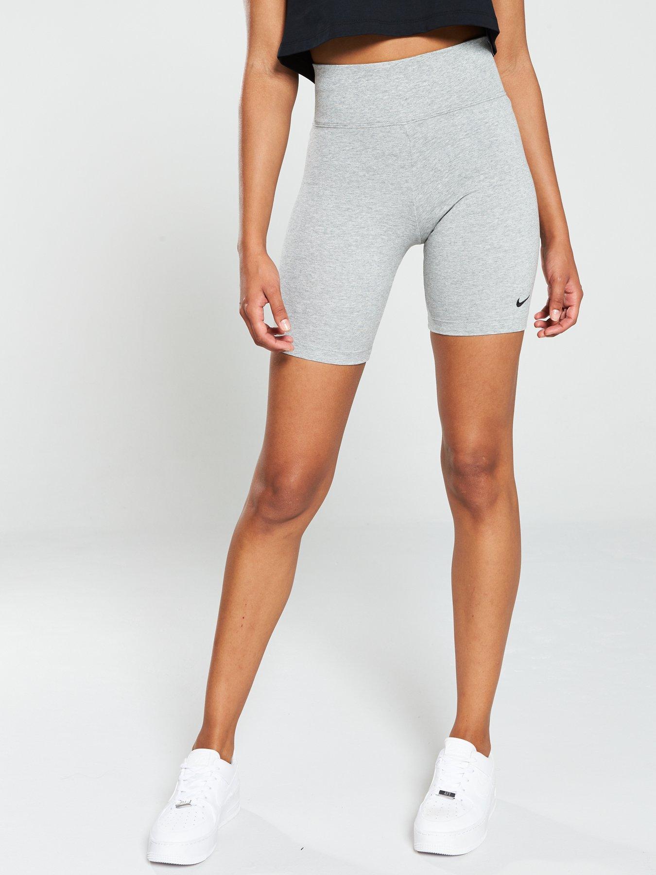 grey bicycle shorts