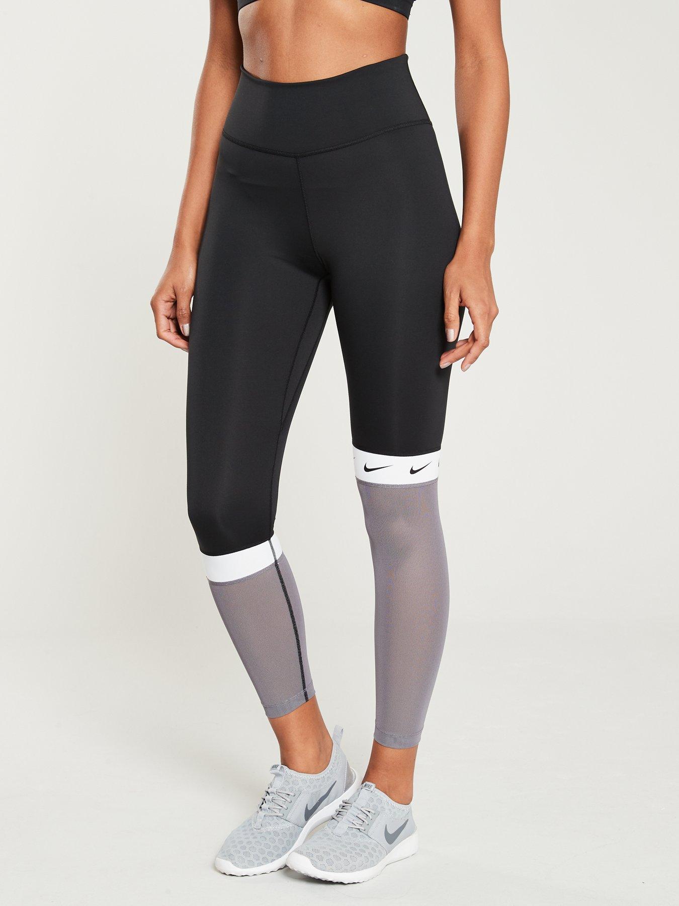 grey and black nike leggings