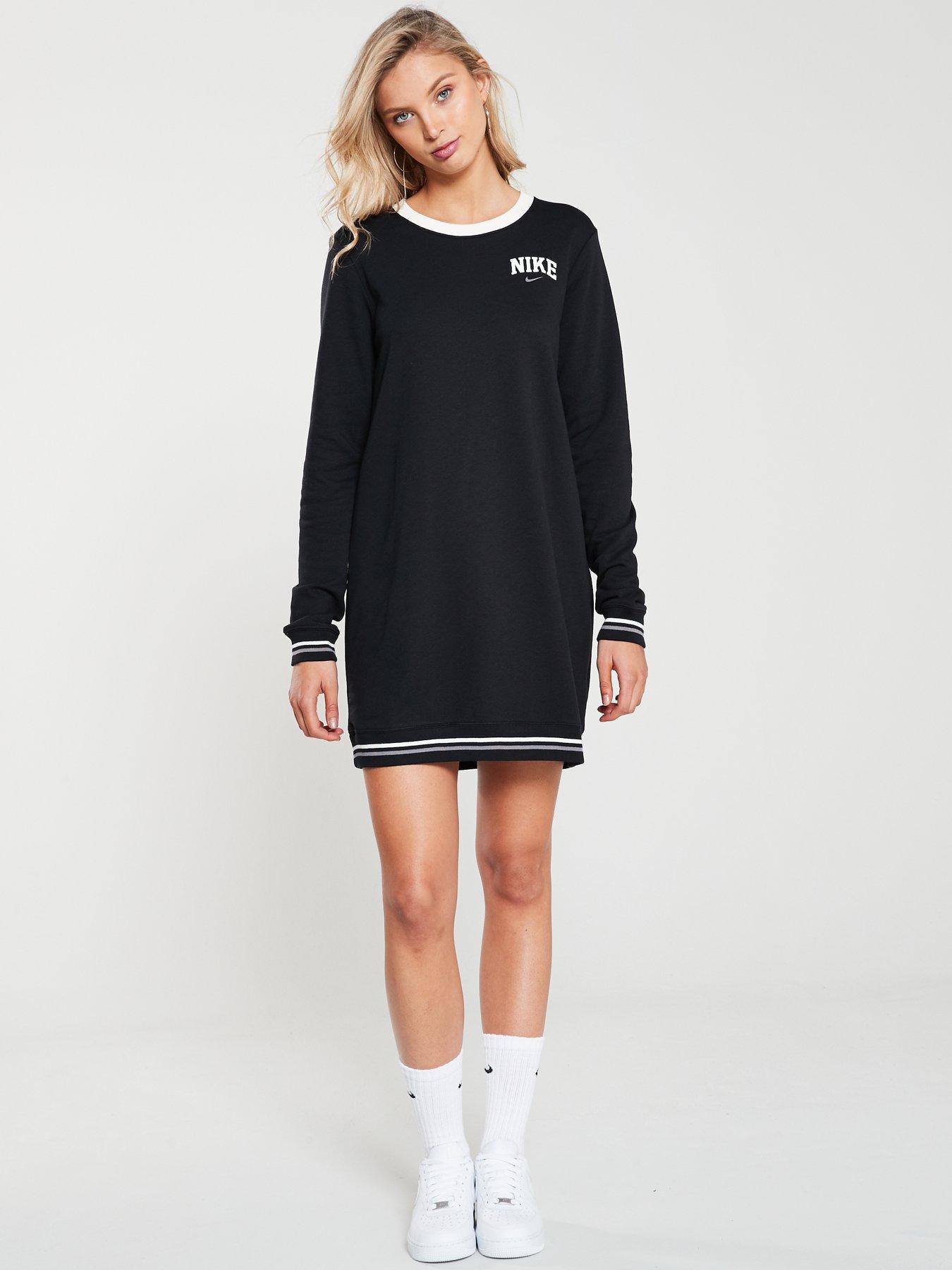 nike varsity sweatshirt dress