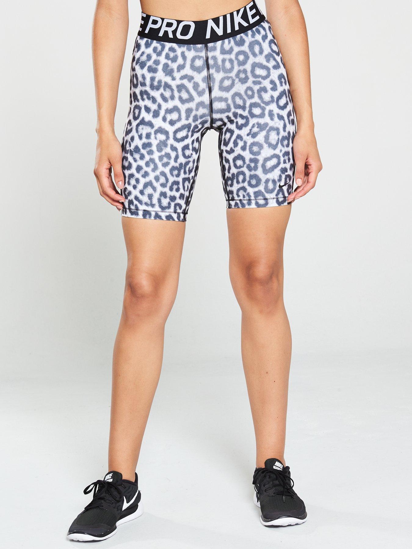 nike leopard shorts