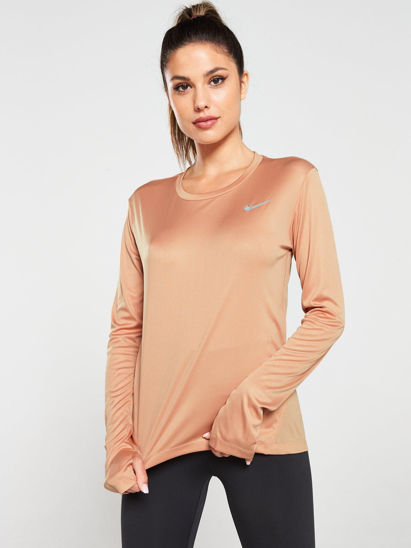 nike miler top ls