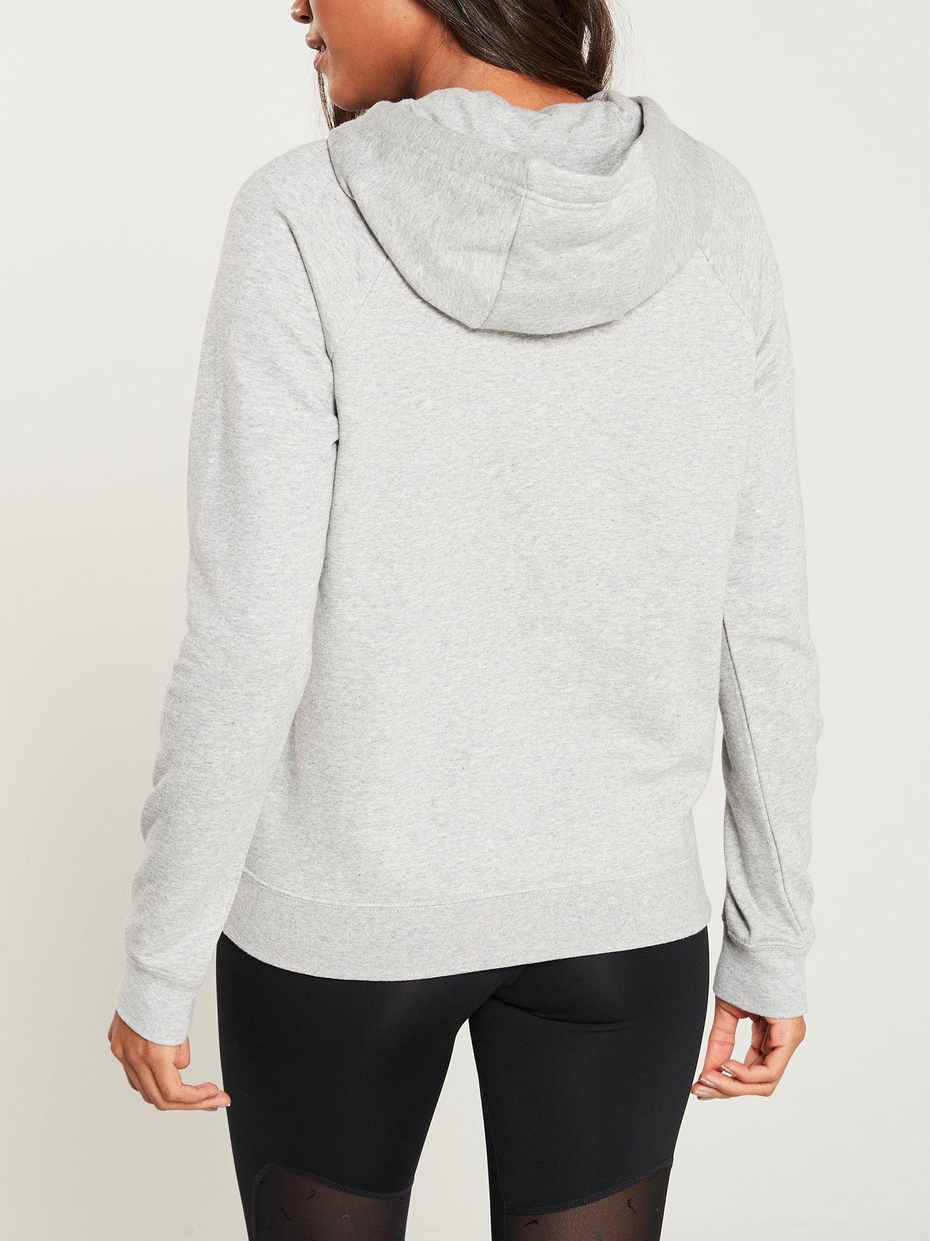nike heather grey hoodie