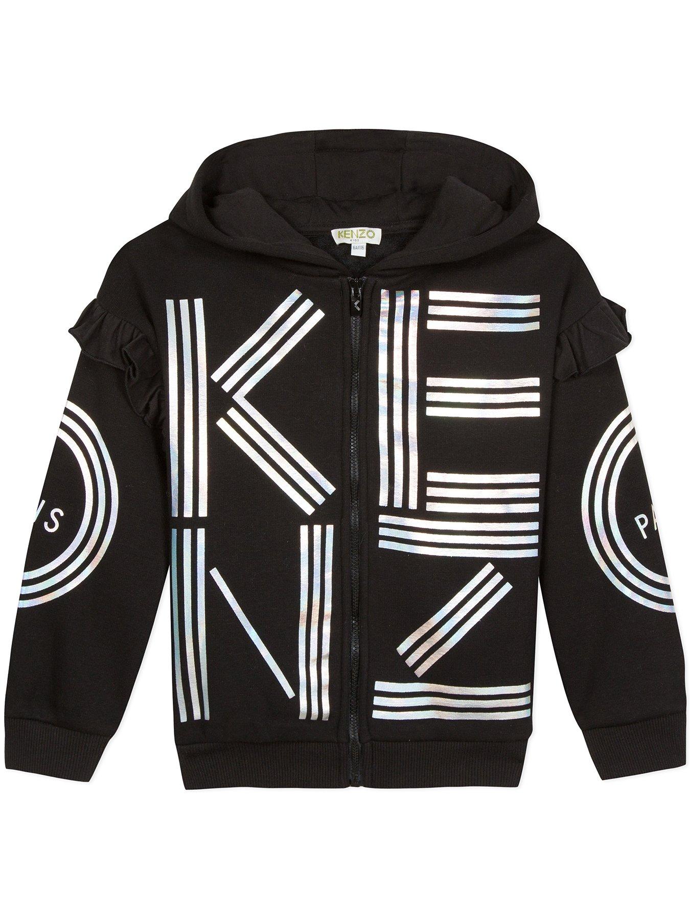 girls zip through hoodie