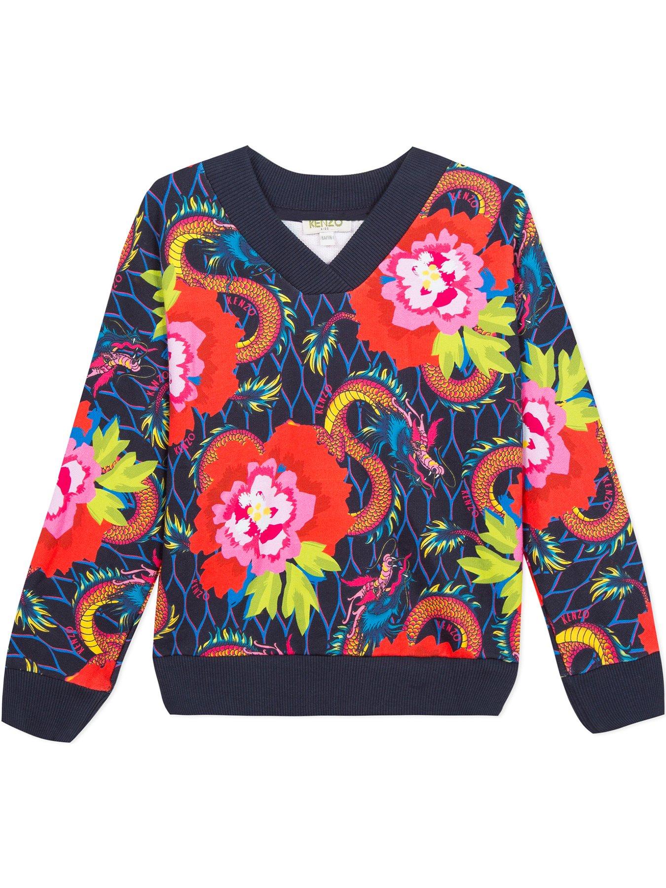 Kenzo Girls Floral Dragon Sweatshirt review